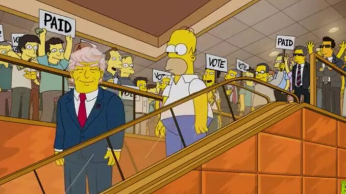 SIMPSONS-trump-escalator copy